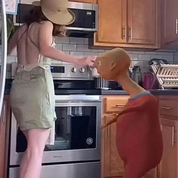 90s style silky mini dress green XS - Picture 4 of 5